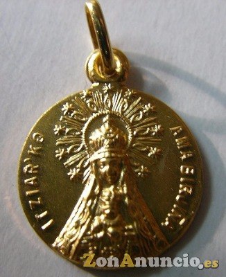 MEDALLAS VIRGEN DE ITZIAR EN ORO O PLATA